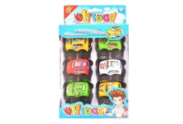 Pull Back Cars 6pc (Boxed)