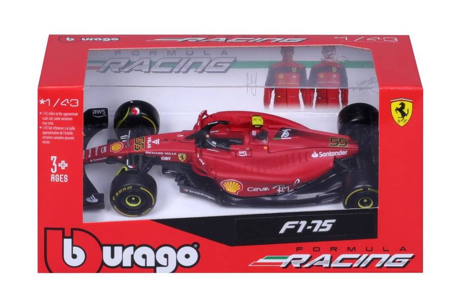 #55 Carlos Sainz - Scuderia Ferrari F1-75 2022 (scale 1 : 43)