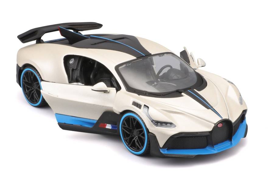 Bugatti Divo (scale 1 : 24)(White/Blue)