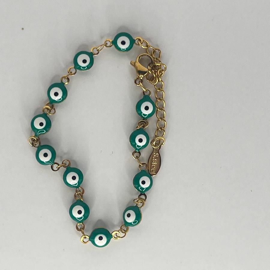 Evil Eye Stainless Steel Bracelet
