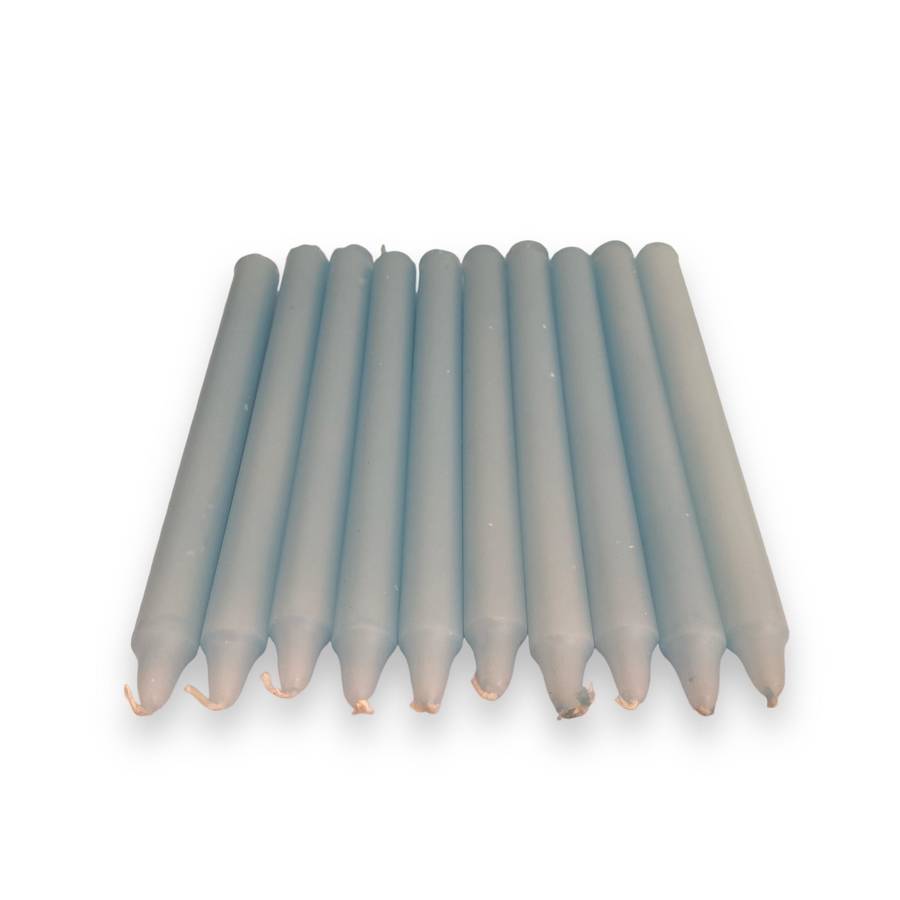 Assorted Dipped Candles - Pack of 10 - 17cm