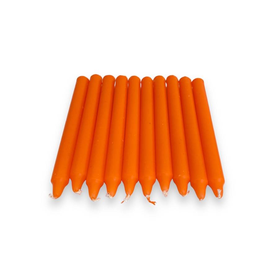 Assorted Dipped Candles - Pack of 10 - 17cm