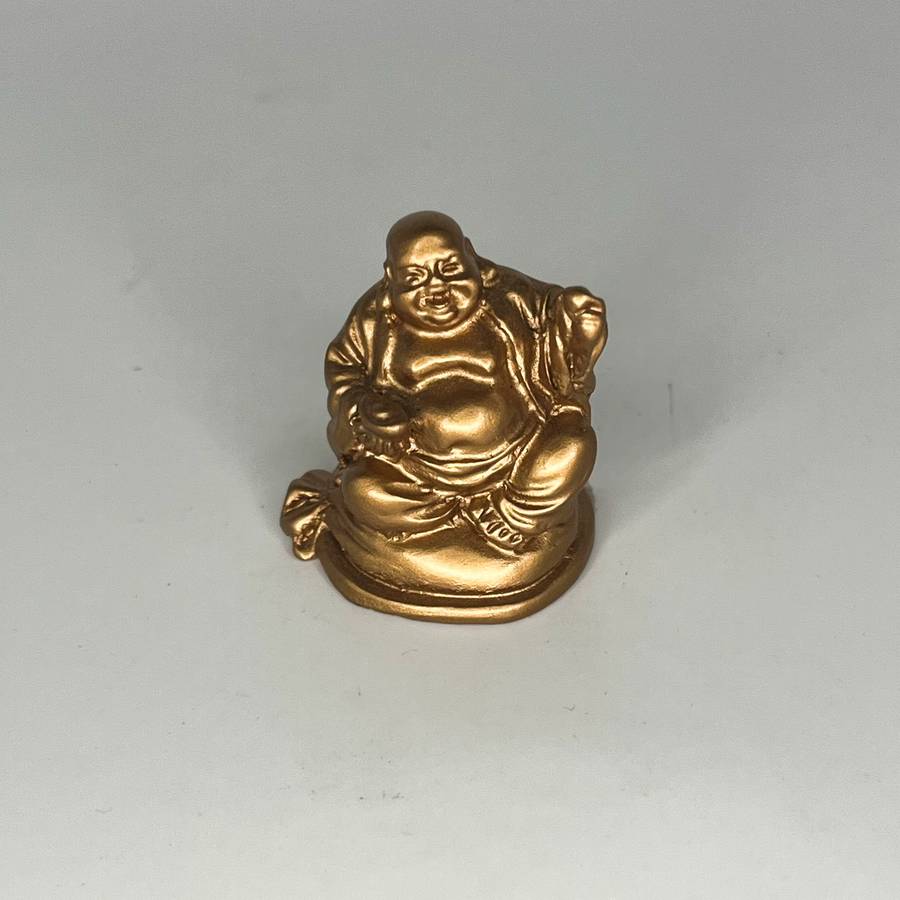 Assorted Miniature Bronze Laughing Buddha  - 3,5cm