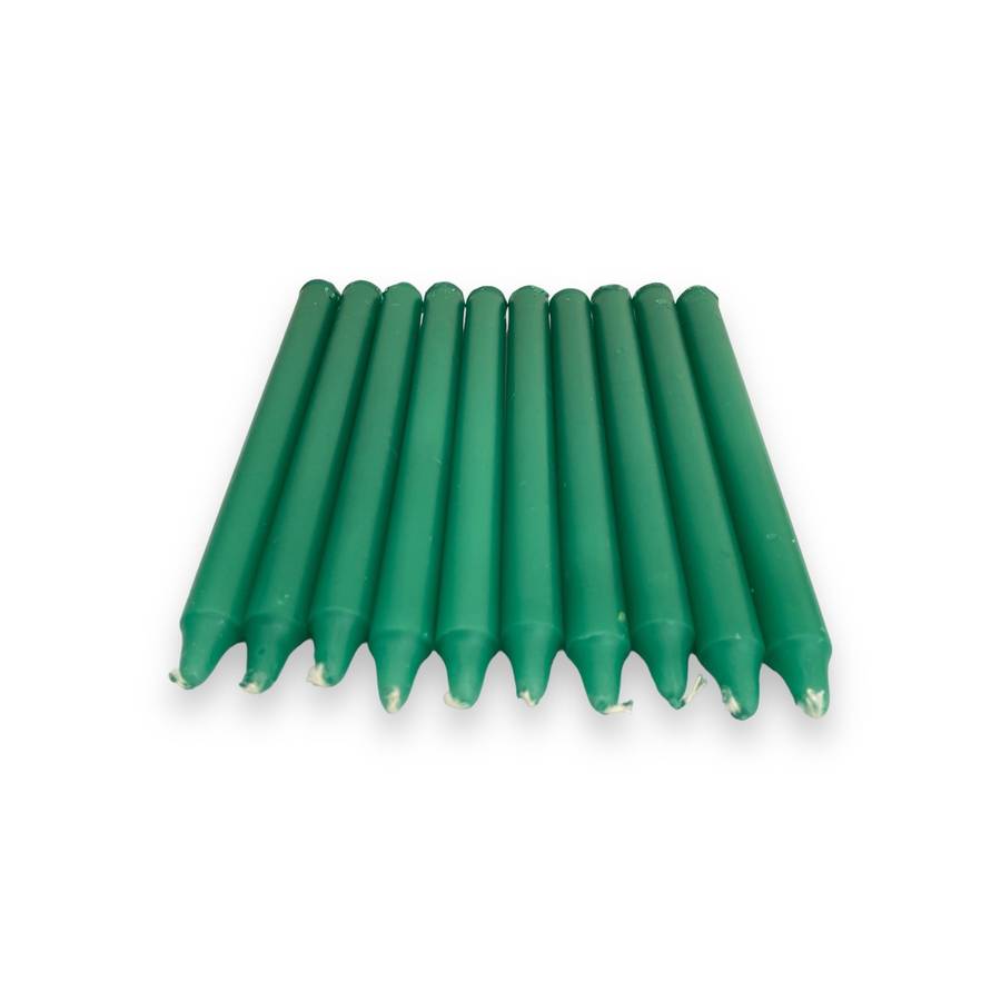 Assorted Dipped Candles - Pack of 10 - 17cm