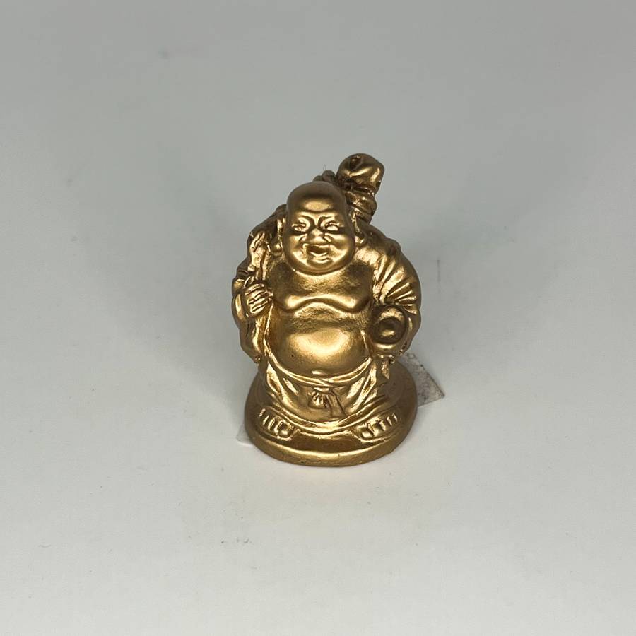 Assorted Miniature Bronze Laughing Buddha  - 3,5cm