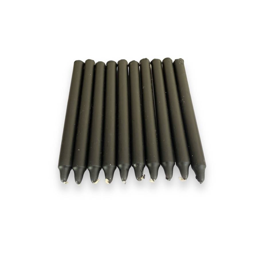 Assorted Dipped Candles - Pack of 10 - 17cm