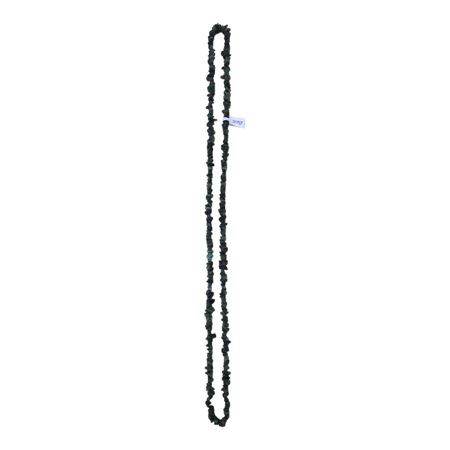 Emerald Chip Bead Necklace-40cm