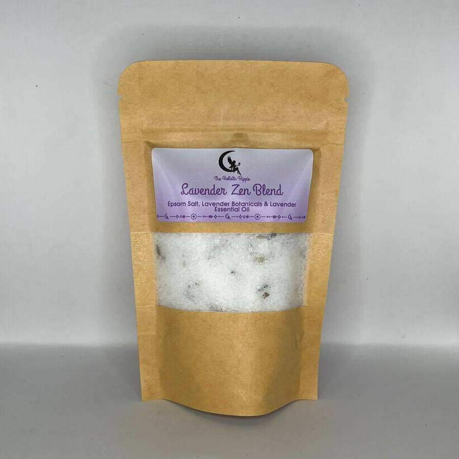 Lavender Zen Blend 500ml Bath Salt - By The Holistic Hippie