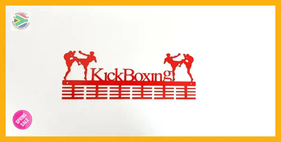 Kick Boxing 48 tier medal hanger