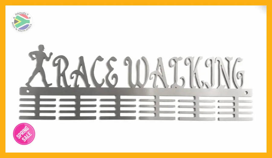 Man Race Walking medal hanger 48 tier