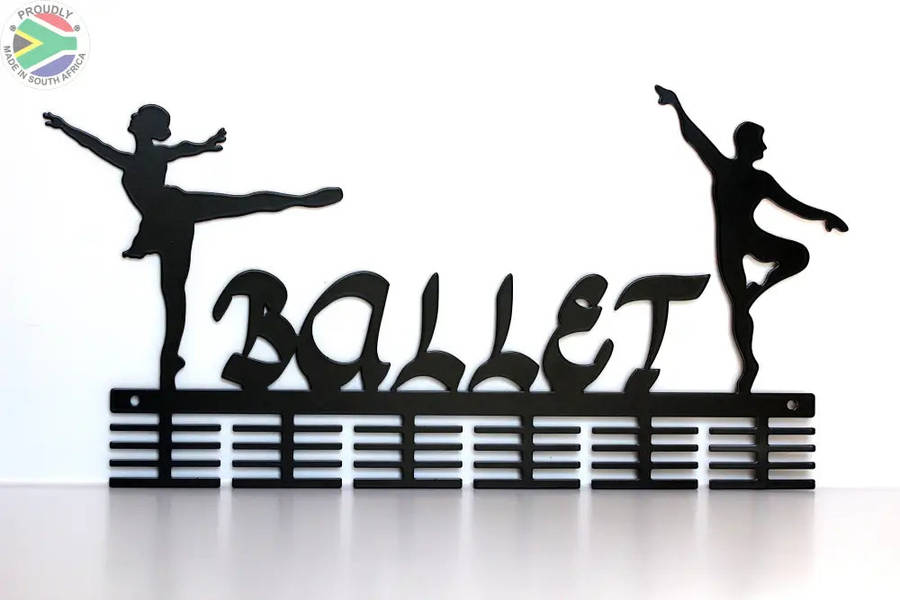 Ballerino & Ballerina combo 48 tier medal hanger