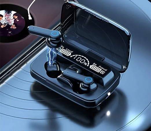 TWS Wireless Bluetooth Earbuds M19 V5.3 with LED Display Charge Case