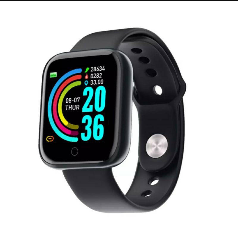 Waterproof Smart Watch Fitness Bracelet - Square face