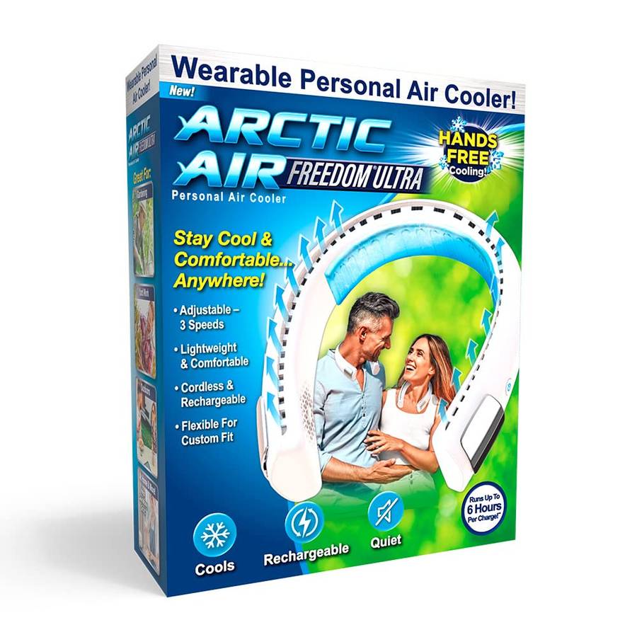 Personal Air Cooler - Portable 3-Speed Neck Fan