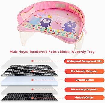 Kids Snack and Play Travel Tray