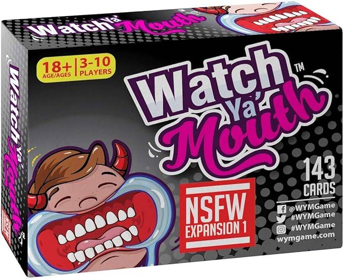 Watch Your Mouth Game - NSFW Adult Expansion Pack #1