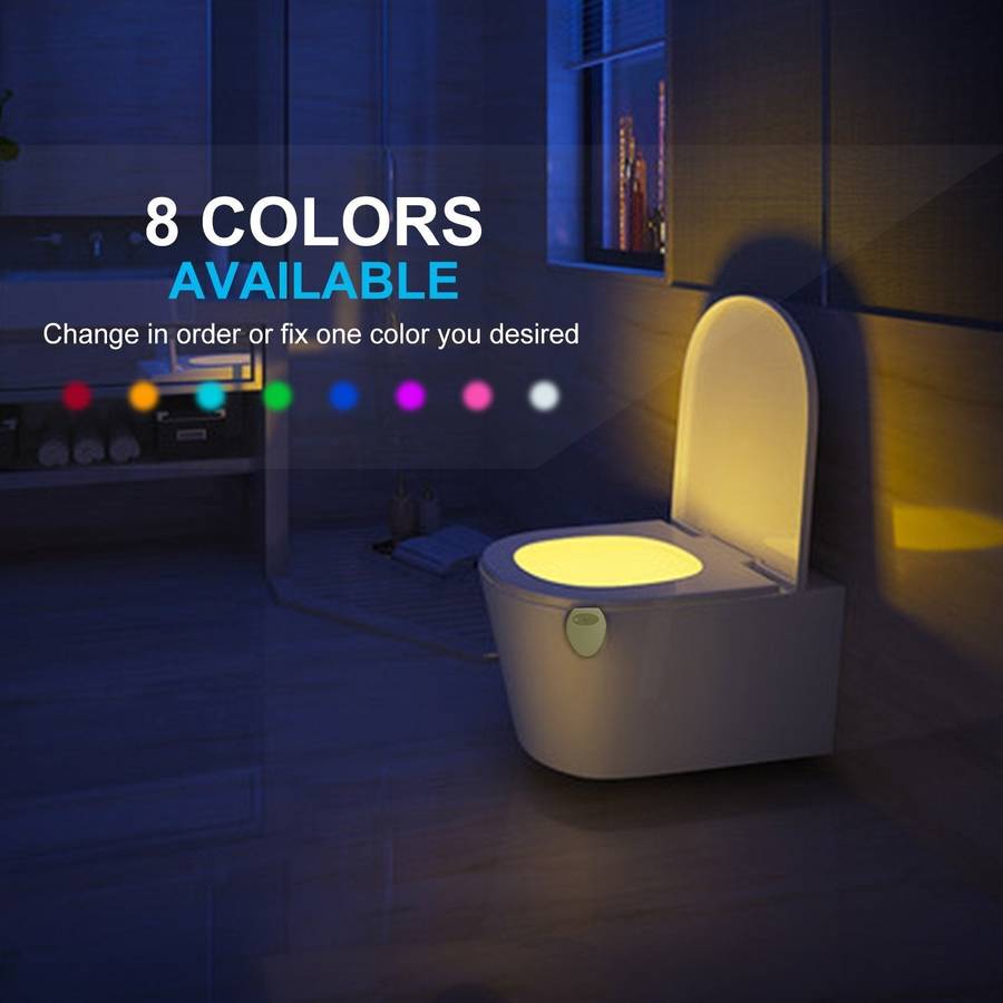 Smart Motion Sensor Toilet Night Light