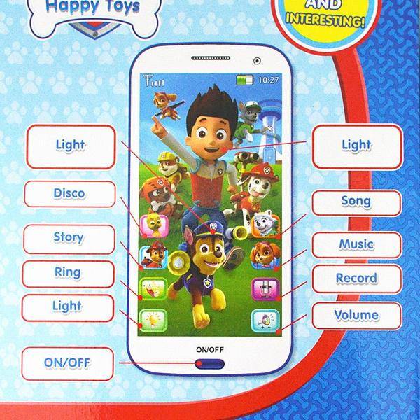 Paw Patrol Educational Touch Screen Phone