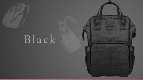 Mommy Bag Waterproof Travel Baby Backpack - black