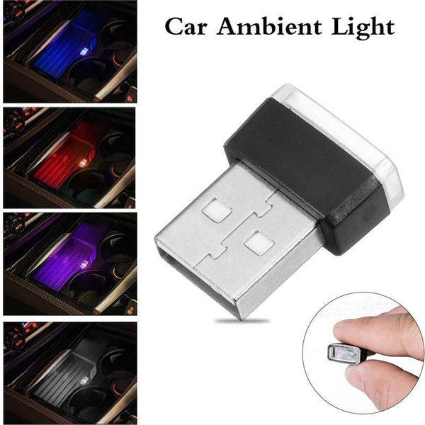 Mini USB LED Car Neon Atmosphere Light