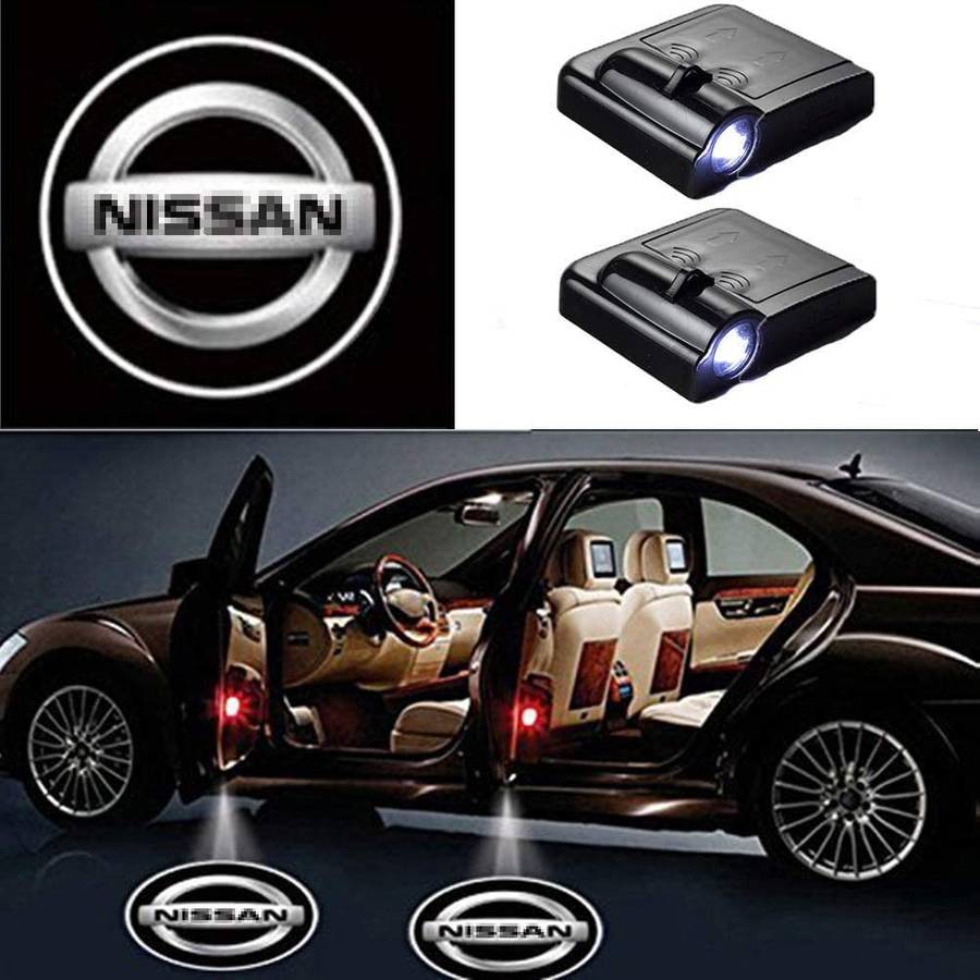 Wireless Car Door LED Projector Logo Light - Nissan