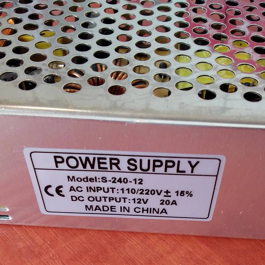 12v 20Amp Power Supply