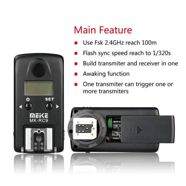Meike MK-RC9 Wireless Flash Trigger for Canon C1