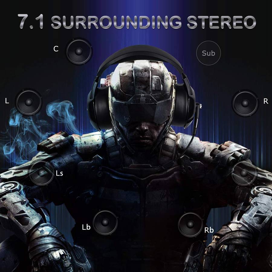 ONIKUMA K6 Stereo Gaming Headset for PS4 PC XBOX Switch