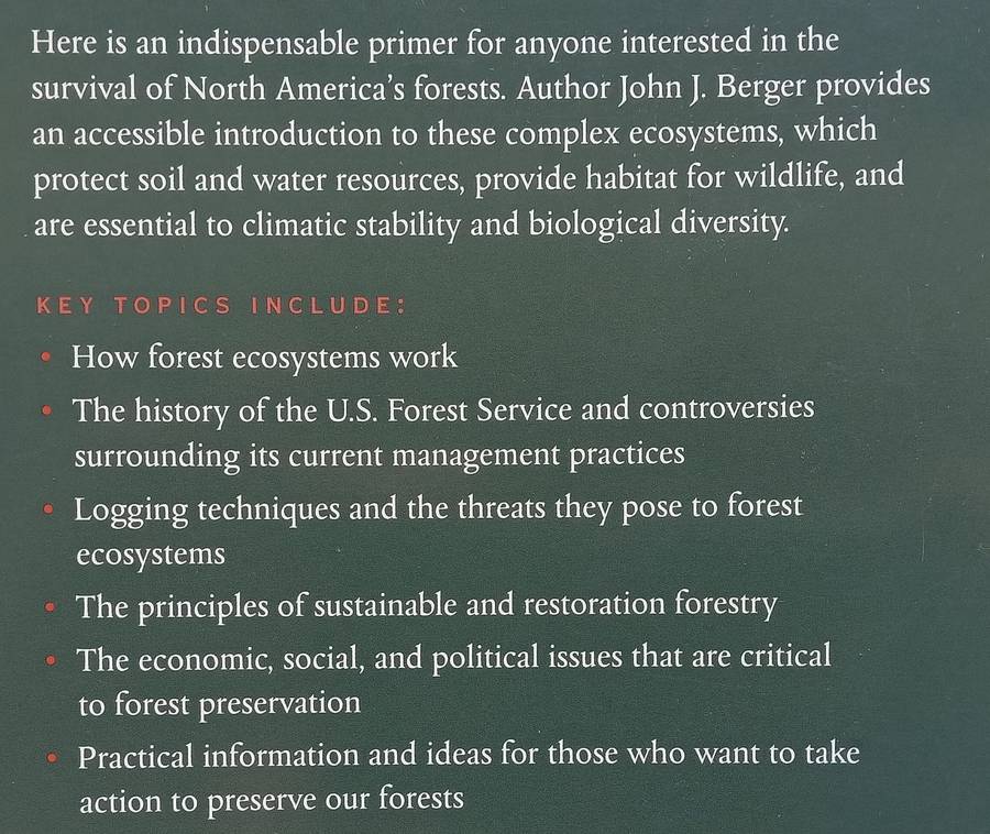 Understanding Forests | John J. Berger