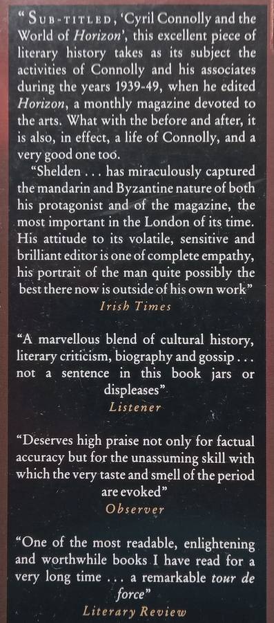 Friends of Promise: Cyril Connolly and the World of Horizon (Copy of Stephen Gray) | Michael Shelden