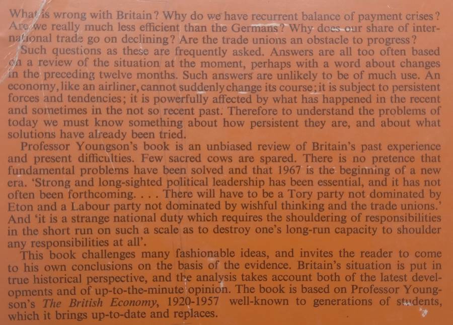 Britains Economic Growth, 1920-1966 (2nd Ed.) | A. J. Youngson