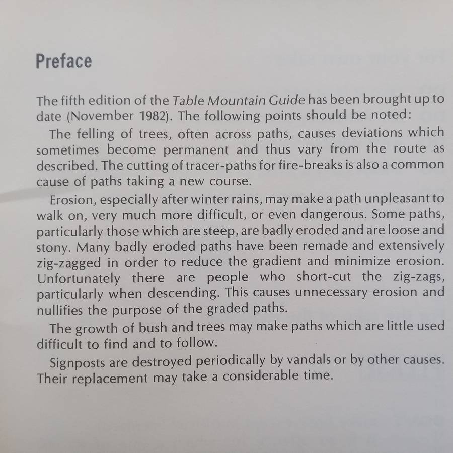 Table Mountain Guide (5th Ed.)
