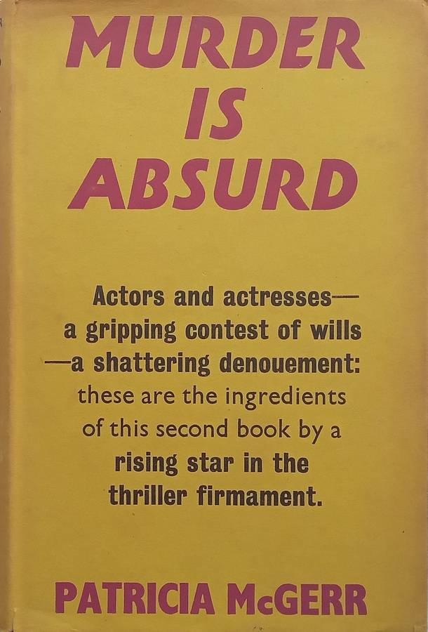 Murder is Absurd (First Edition, 1967) | Patricia McGerr