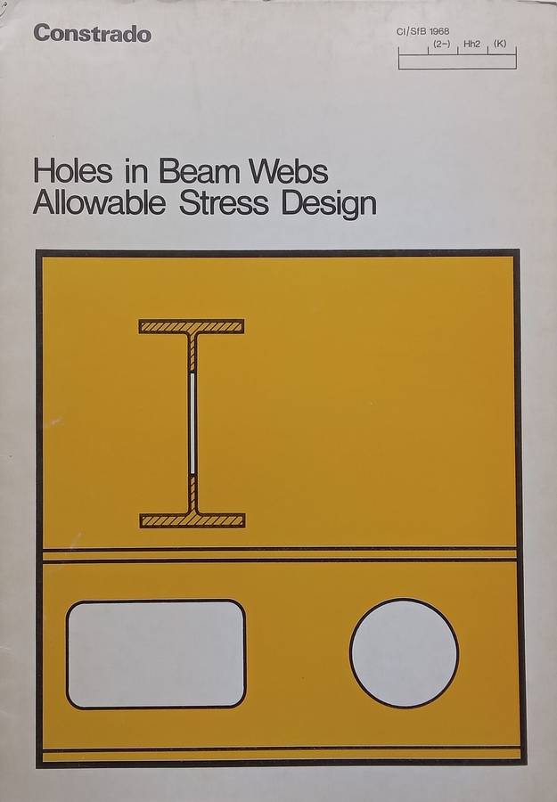 Holes in Beam Webs, Allowable Stress Design