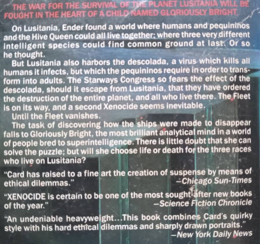 Xenocide | Orson Scott Card
