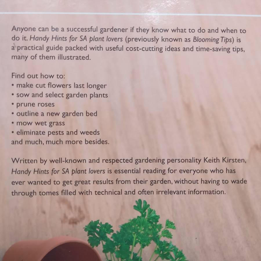 Handy Hints for SA Plant Lovers | Keith Kirsten