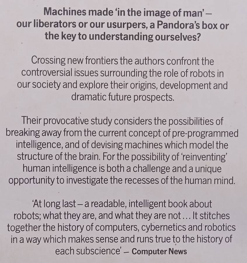 Reinventing Man: The Robot Becomes Reality | Igor Aleksander & Piers Burnett