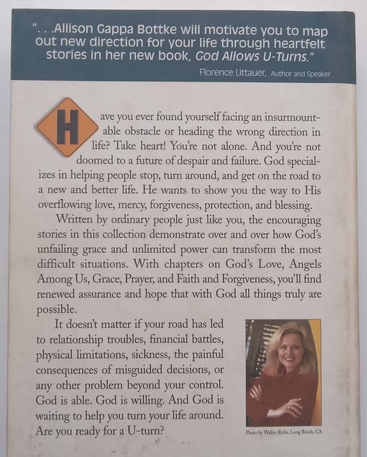 God Allows U-Turns: True Stories of Hope and Healing | Allison Gappa Bottke