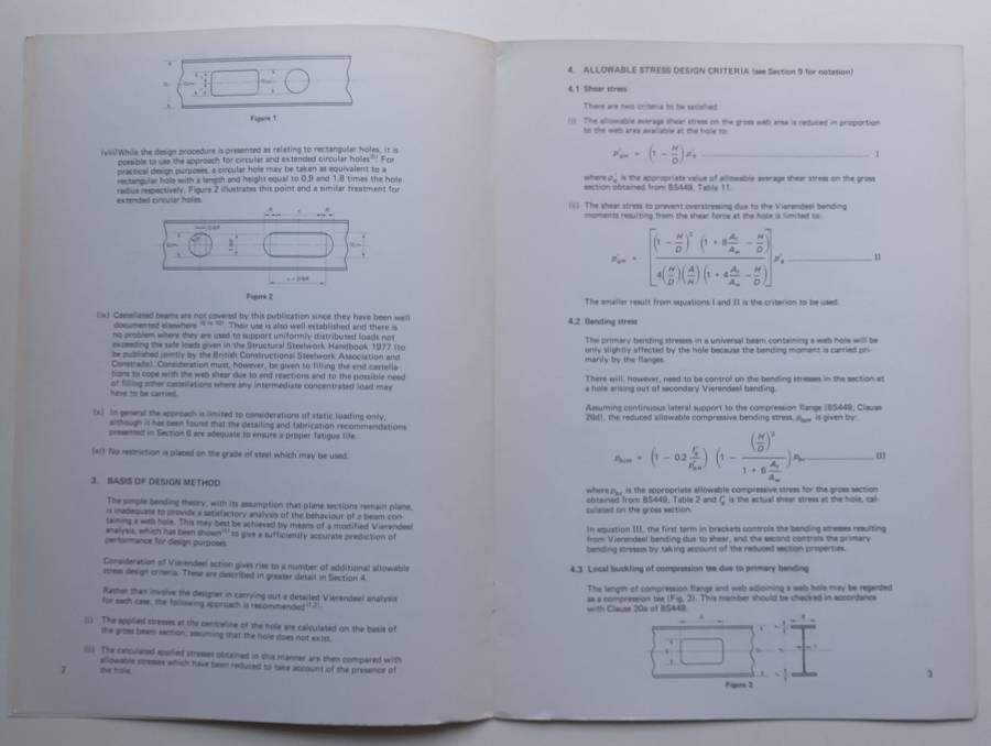 Holes in Beam Webs, Allowable Stress Design