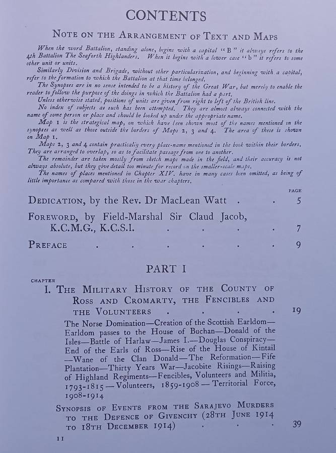 History of the Fourth Battalion, The Seaforth Highlanders | Lieut-Colonel M. M. Haldane