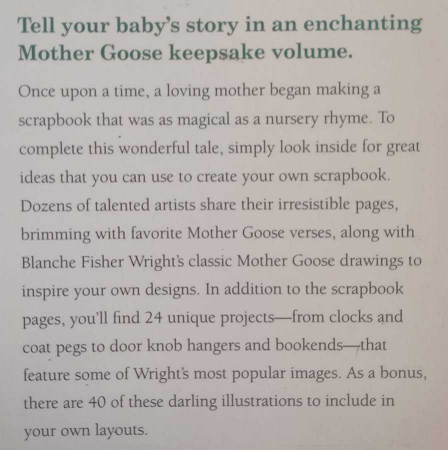 Mother Gooses Guide to Scrapbooking Your Baby | Kerry Arquette & Andrea Zocchi