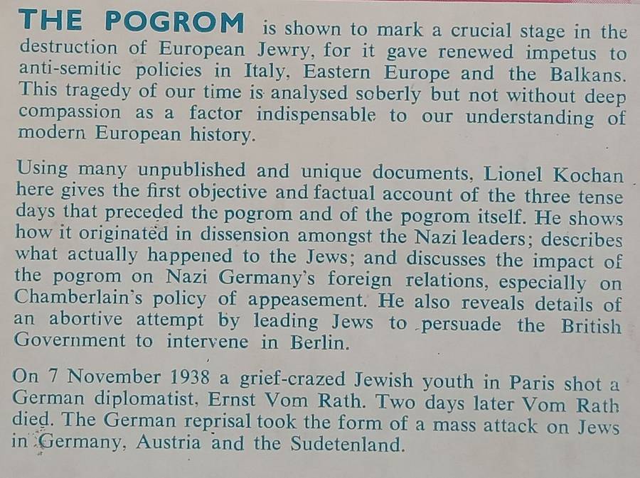 Pogrom | Lionel Kochan