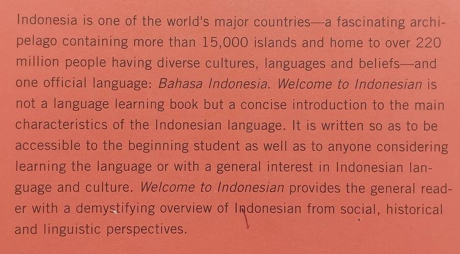 Welcome to Indonesian: A Beginners Survey of the Language | Stuart Robson