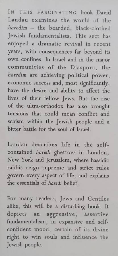 Piety & Power: The World of Jewish Fundamentalism | David Landau