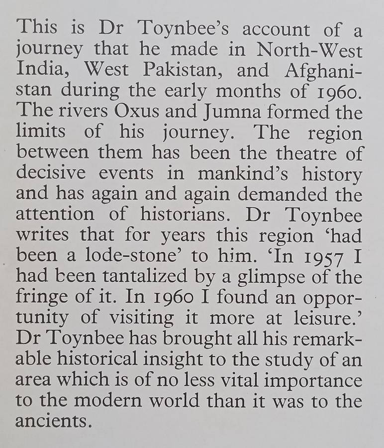Between Oxus and Jumna | Arnold J. Toynbee