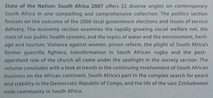 State of the Nation: South Africa 2007 | Sakhela Buhlungu, et al. (Eds.)