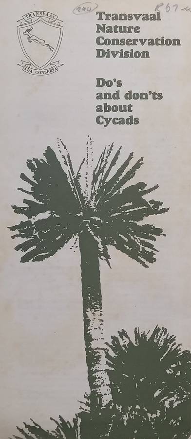 Dos and Donts About Cycads (Afrikaans/English Pamphlet)