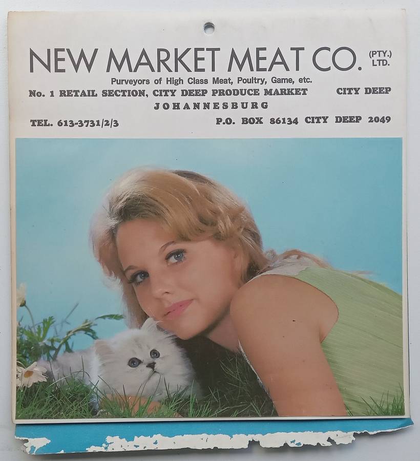 New Market Meat Co. 1981 Calender (With Recipes and First Aid Hints and Useful Tips)<br data-mce-...