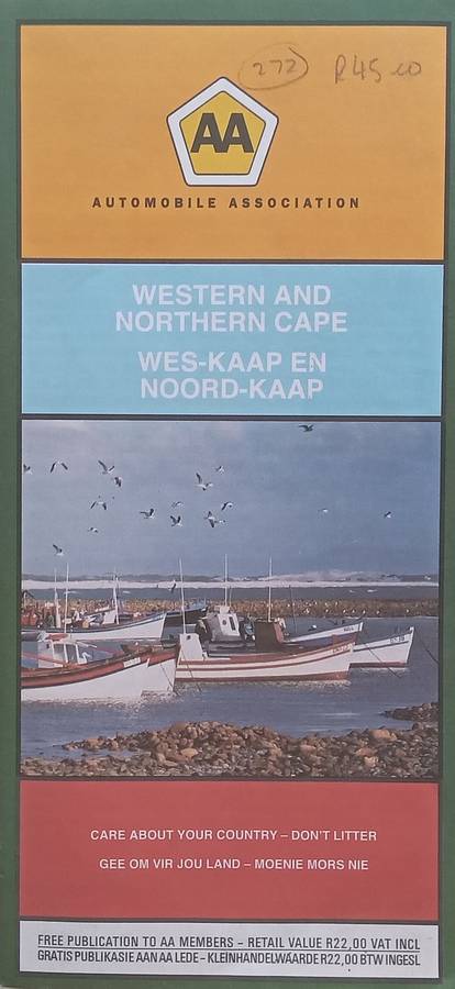 Western and Northern Cape AA Road Map