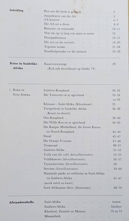 Padatlas en Toergids van Suidelike Afrika, Derde Uitgawe (Afrikaans)